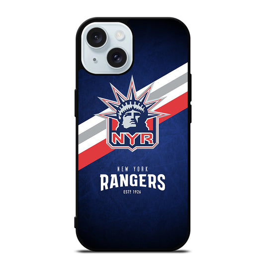 NEW YORK RANGERS LOGO HOCKEY 1 iPhone 15 Case Cover