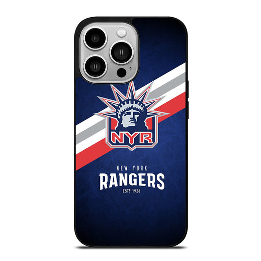 NEW YORK RANGERS LOGO HOCKEY 1 iPhone 14 Pro Case Cover