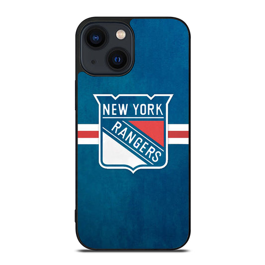 NEW YORK RANGERS LOGO HOCKEY 2 iPhone 14 Plus Case Cover
