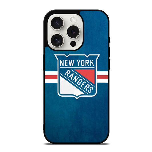 NEW YORK RANGERS LOGO HOCKEY 2 iPhone 15 Pro Case Cover