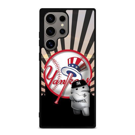 NEW YORK YANKEES MLB LOGO 3 Samsung Galaxy S24 Ultra Case Cover