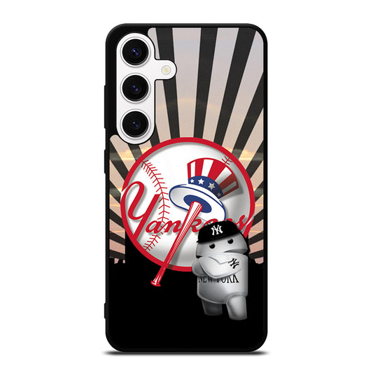 NEW YORK YANKEES MLB LOGO 3 Samsung Galaxy S24 Case Cover