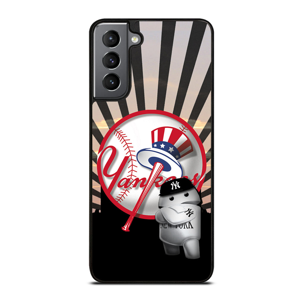 NEW YORK YANKEES MLB LOGO 3 Samsung Galaxy S21 Plus Case Cover