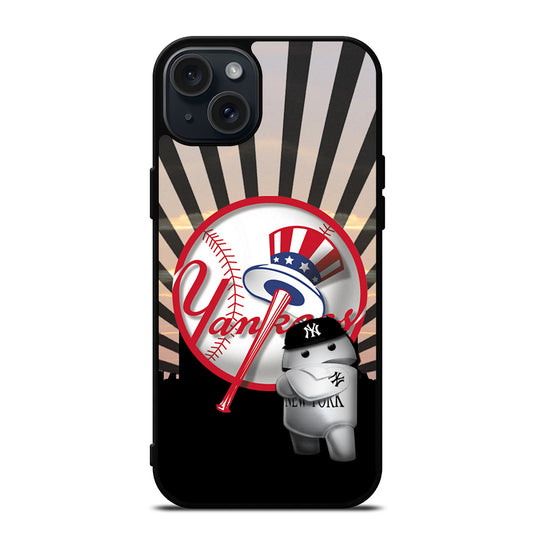 NEW YORK YANKEES MLB LOGO 3 iPhone 15 Plus Case Cover