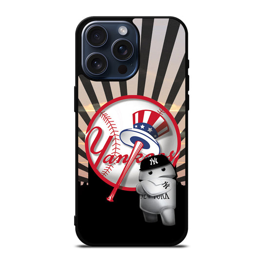 NEW YORK YANKEES MLB LOGO 3 iPhone 15 Pro Max Case Cover