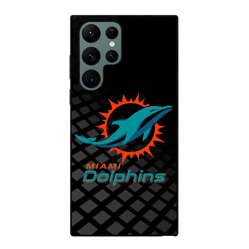 NFL MIAMI DOLPHINS LOGO 3 Samsung Galaxy S22 Ultra Case Cover