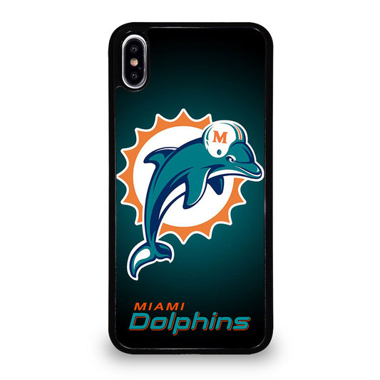 NFL MIAMI DOLPHINS LOGO 4 iPhone XS Max Case Cover