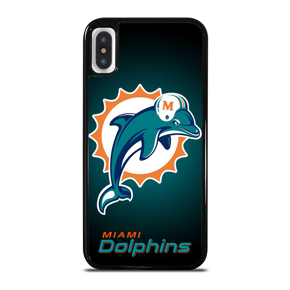 NFL MIAMI DOLPHINS LOGO 4 iPhone X / XS Case Cover