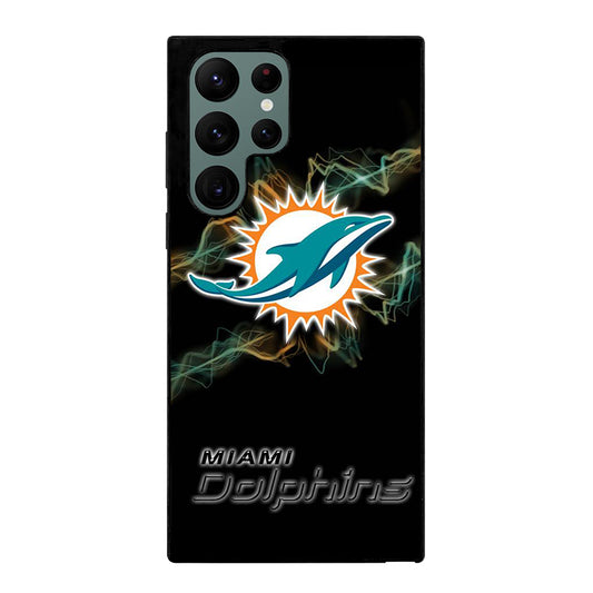 NFL MIAMI DOLPHINS LOGO Samsung Galaxy S22 Ultra Case Cover