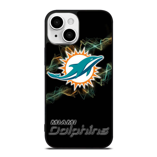 NFL MIAMI DOLPHINS LOGO 2 iPhone 13 Mini Case Cover