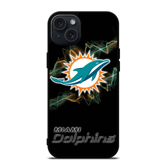 NFL MIAMI DOLPHINS LOGO 2 iPhone 15 Plus Case Cover