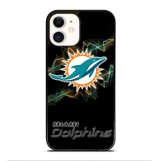 NFL MIAMI DOLPHINS LOGO 2 iPhone 12 Case Cover