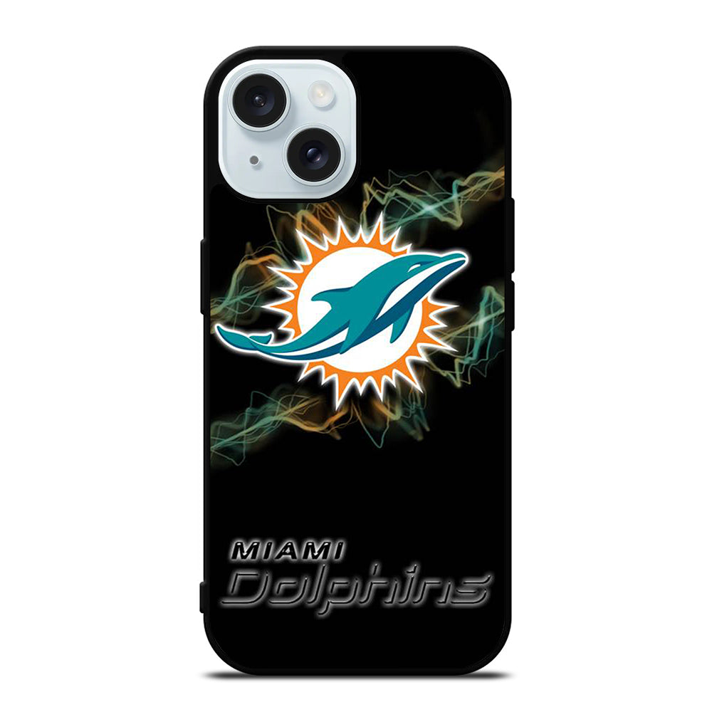 NFL MIAMI DOLPHINS LOGO 2 iPhone 15 Case Cover