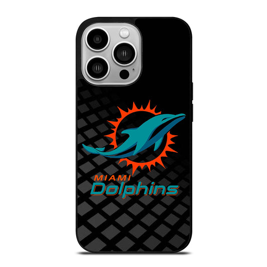 NFL MIAMI DOLPHINS LOGO 3 iPhone 14 Pro Case Cover