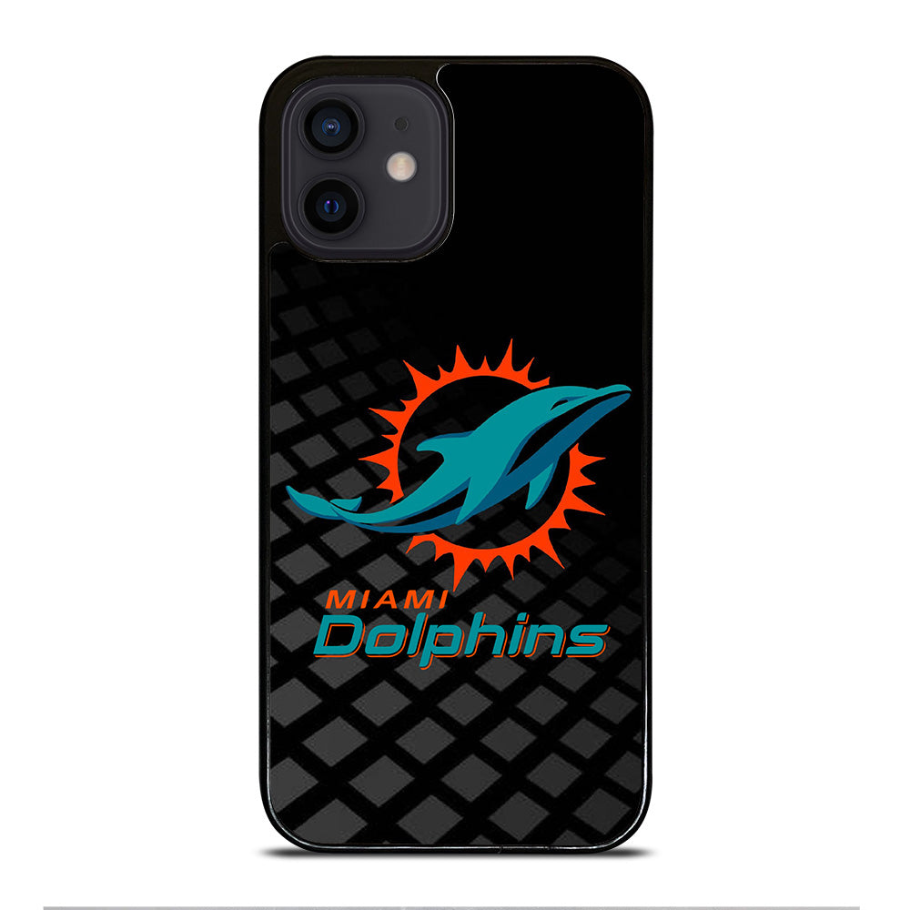 NFL MIAMI DOLPHINS LOGO 3 iPhone 12 Mini Case Cover