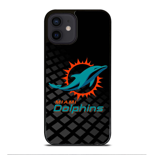 NFL MIAMI DOLPHINS LOGO 3 iPhone 12 Mini Case Cover