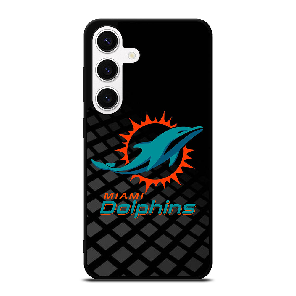NFL MIAMI DOLPHINS LOGO 3 Samsung Galaxy S24 Case Cover