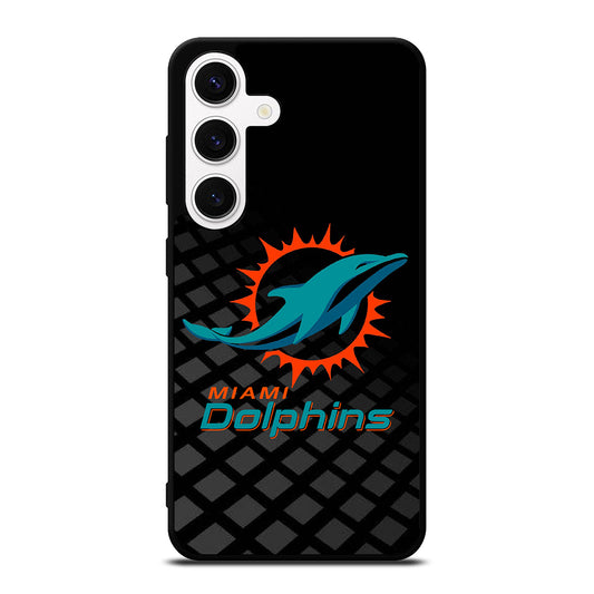NFL MIAMI DOLPHINS LOGO 3 Samsung Galaxy S24 Case Cover