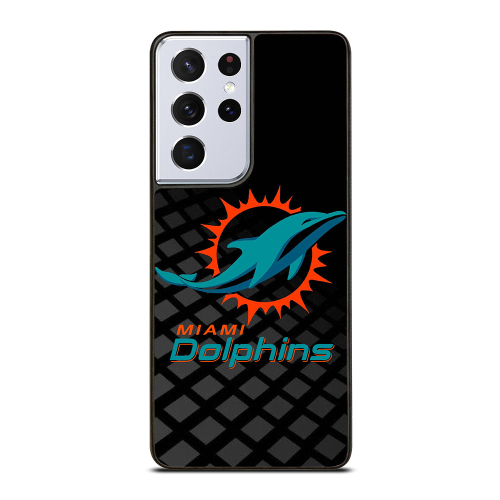 NFL MIAMI DOLPHINS LOGO 3 Samsung Galaxy S21 Ultra Case Cover