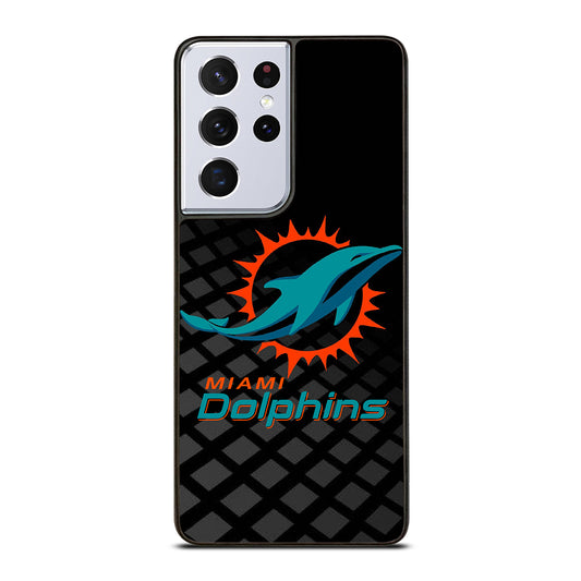 NFL MIAMI DOLPHINS LOGO 3 Samsung Galaxy S21 Ultra Case Cover