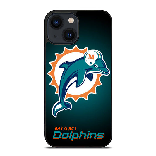 NFL MIAMI DOLPHINS LOGO 4 iPhone 14 Plus Case Cover