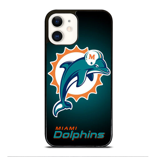 NFL MIAMI DOLPHINS LOGO 4 iPhone 12 Case Cover