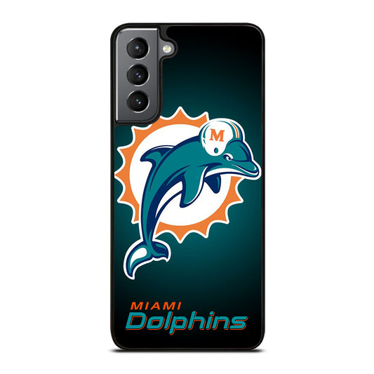 NFL MIAMI DOLPHINS LOGO 4 Samsung Galaxy S21 Plus Case Cover