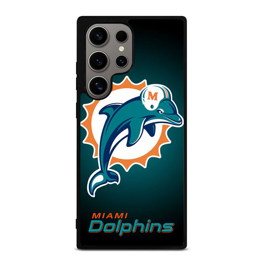 NFL MIAMI DOLPHINS LOGO 4 Samsung Galaxy S24 Ultra Case Cover