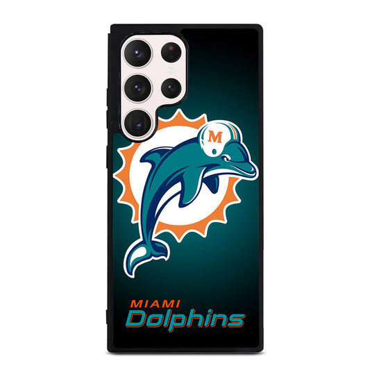 NFL MIAMI DOLPHINS LOGO 4 Samsung Galaxy S23 Ultra Case Cover