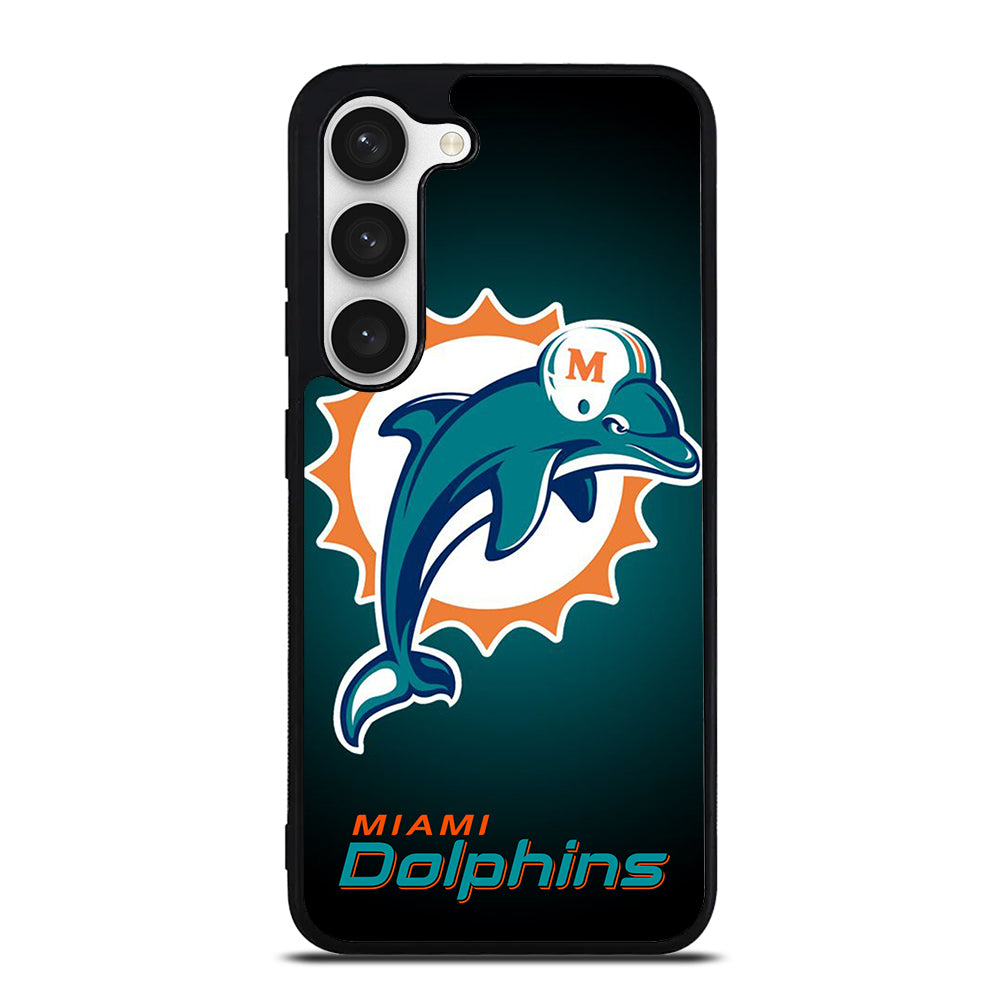 NFL MIAMI DOLPHINS LOGO 4 Samsung Galaxy S23 Case Cover