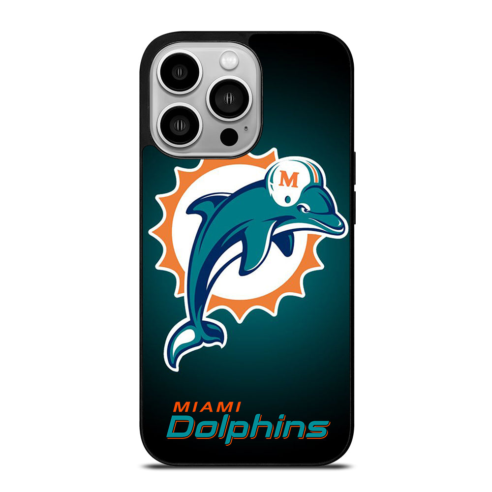 NFL MIAMI DOLPHINS LOGO 4 iPhone 14 Pro Case Cover