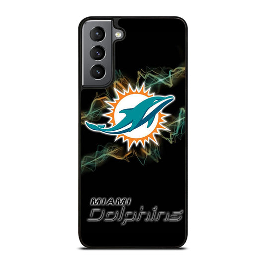 NFL MIAMI DOLPHINS LOGO Samsung Galaxy S21 Plus Case Cover
