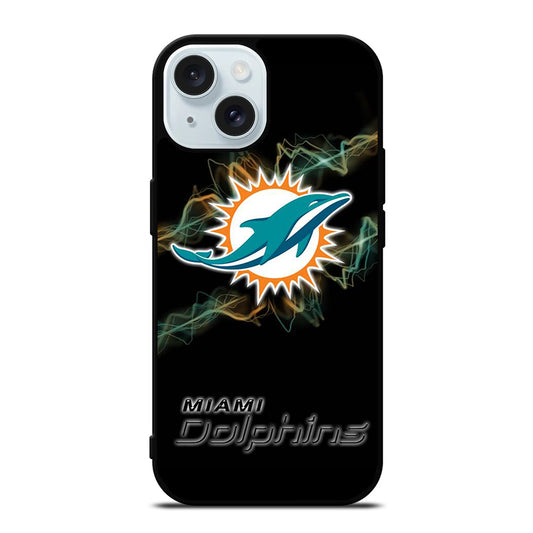NFL MIAMI DOLPHINS LOGO iPhone 15 Case Cover