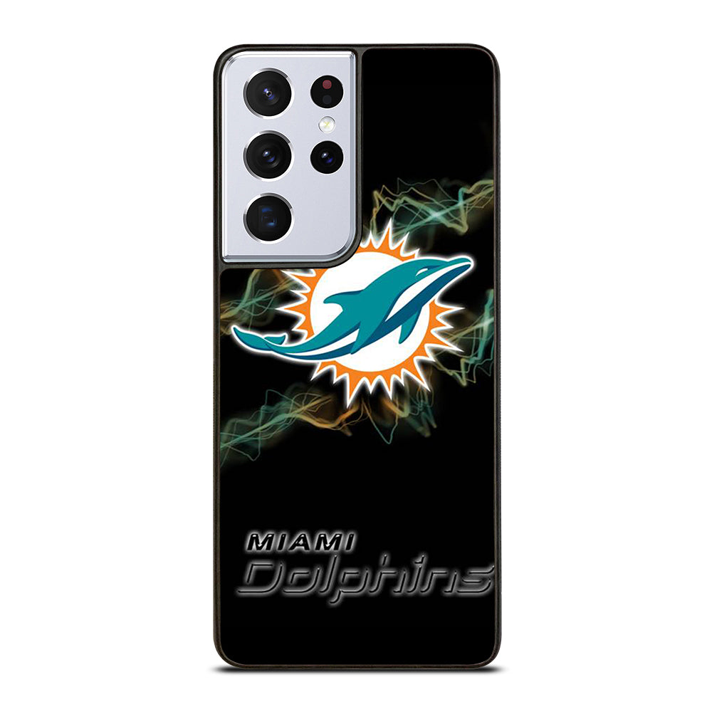 NFL MIAMI DOLPHINS LOGO Samsung Galaxy S21 Ultra Case Cover