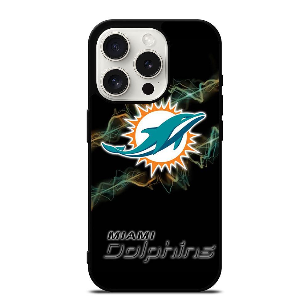 NFL MIAMI DOLPHINS LOGO iPhone 15 Pro Case Cover