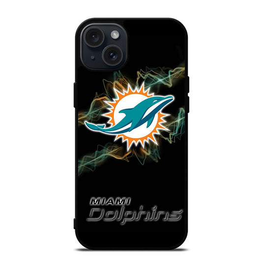 NFL MIAMI DOLPHINS LOGO iPhone 15 Plus Case Cover