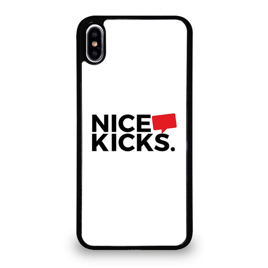 NICE KICKS LOGO iPhone XS Max Case Cover
