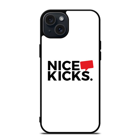 NICE KICKS LOGO iPhone 15 Plus Case Cover