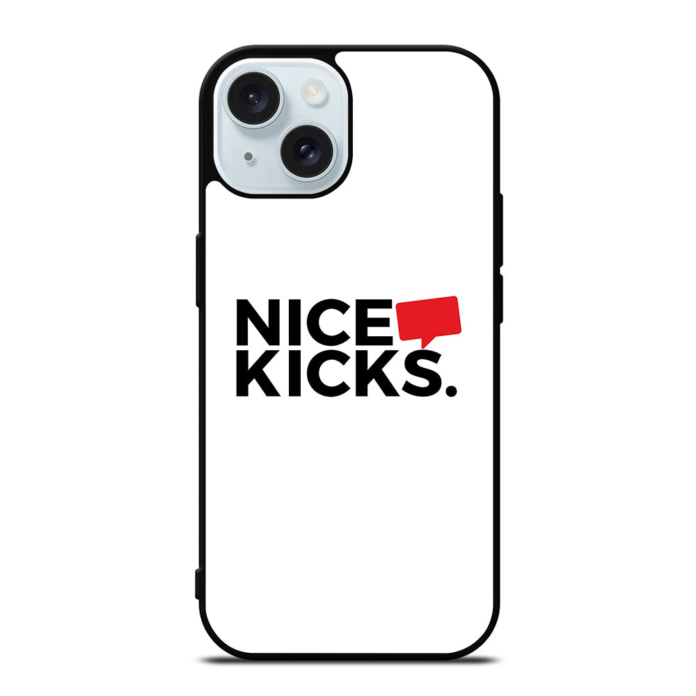 NICE KICKS LOGO iPhone 15 Case Cover