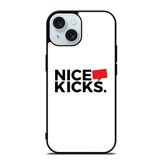 NICE KICKS LOGO iPhone 15 Case Cover