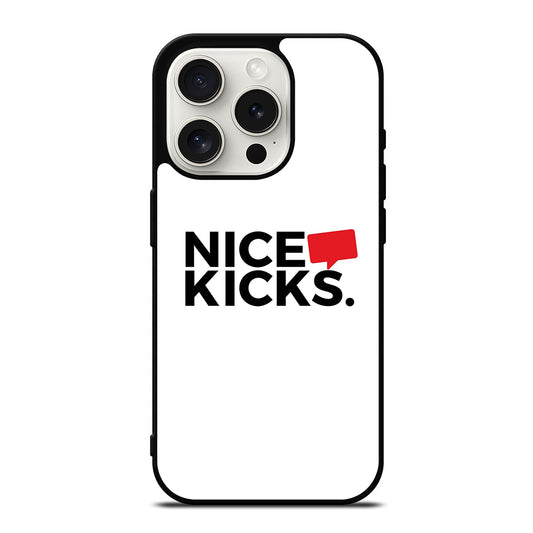 NICE KICKS LOGO iPhone 15 Pro Case Cover