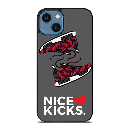 NICE KICKS SNEAKERS LOGO 2 iPhone 14 Case Cover