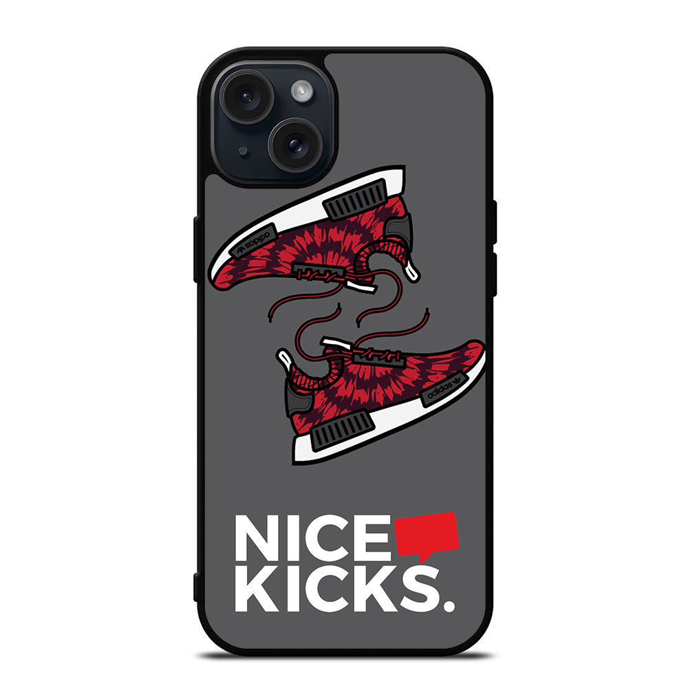 NICE KICKS SNEAKERS LOGO 2 iPhone 15 Plus Case Cover