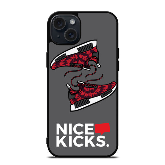 NICE KICKS SNEAKERS LOGO 2 iPhone 15 Plus Case Cover
