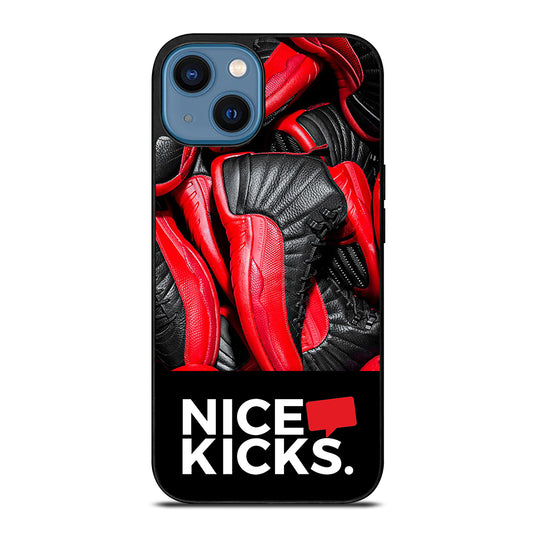 NICE KICKS SNEAKERS LOGO iPhone 14 Case Cover