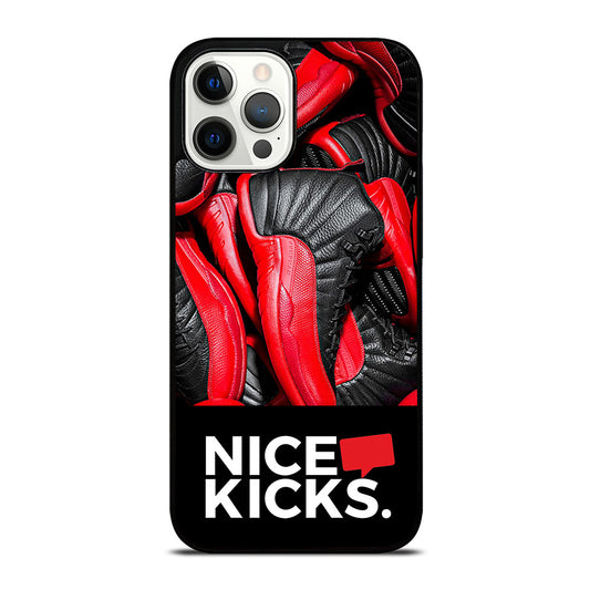 NICE KICKS SNEAKERS LOGO iPhone 12 Pro Max Case Cover