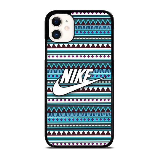 NIKE AZTEC PATTERN 3 iPhone 11 Case Cover