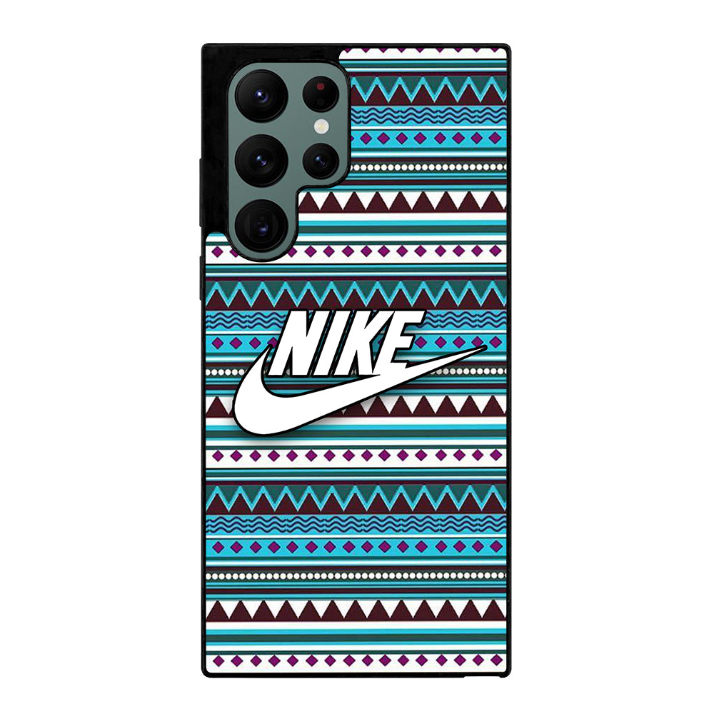 NIKE AZTEC PATTERN 3 Samsung Galaxy S22 Ultra Case Cover