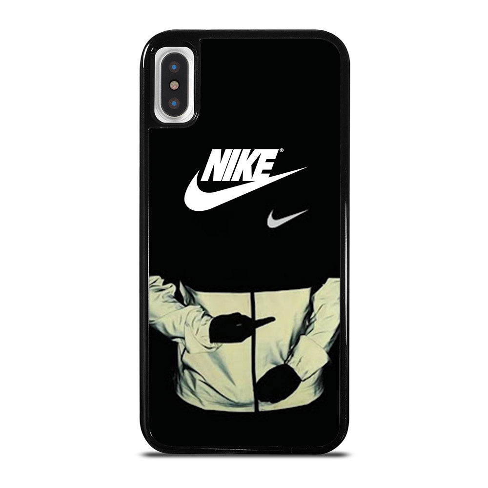 NIKE MIDDLE FINGER LOGO iPhone X / XS Case Cover