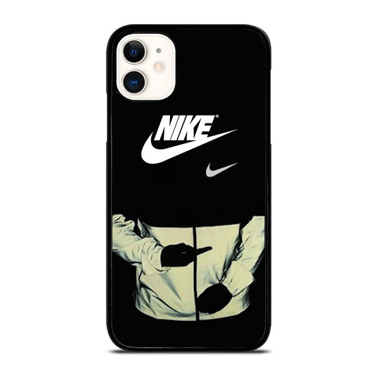 NIKE MIDDLE FINGER LOGO iPhone 11 Case Cover
